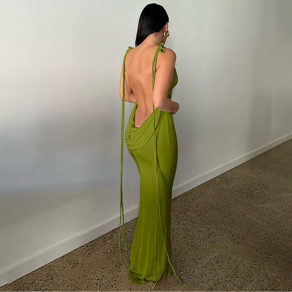 Bodycon backless dress
